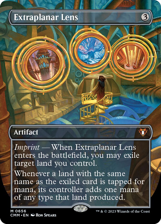 Extraplanar Lens - [Borderless] Commander Masters (CMM)