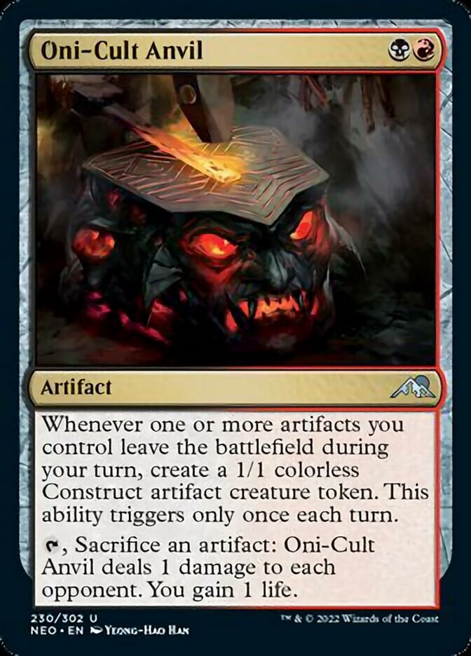 Oni-Cult Anvil - [Foil] Kamigawa: Neon Dynasty (NEO)