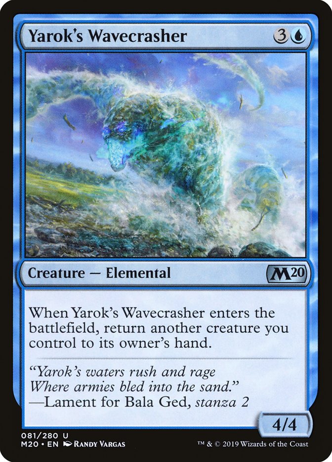 Yarok's Wavecrasher - Core Set 2020 (M20)