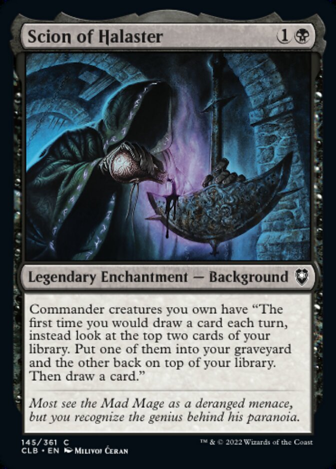 Scion of Halaster - [Foil] Commander Legends: Battle for Baldur's Gate (CLB)