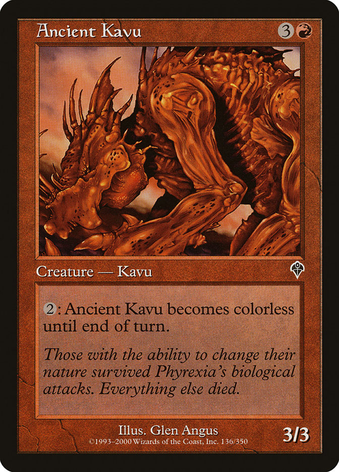 Ancient Kavu - [Foil, Retro Frame] Invasion (INV)