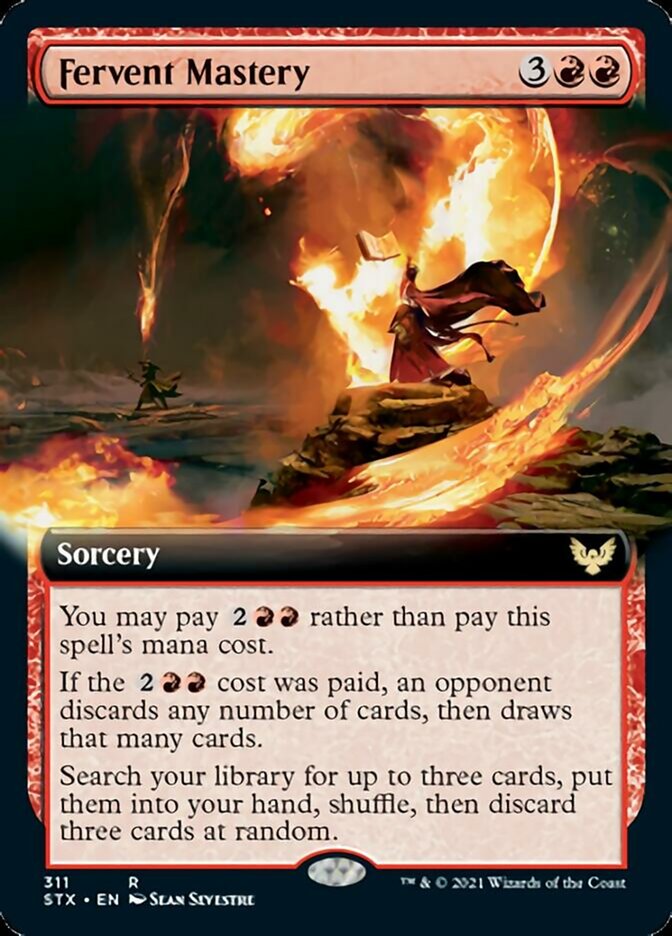 Fervent Mastery - [Foil, Extended Art] Strixhaven: School of Mages (STX)