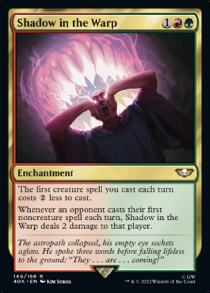 Shadow in the Warp - [Surge Foil] Warhammer 40,000 Commander (40K)