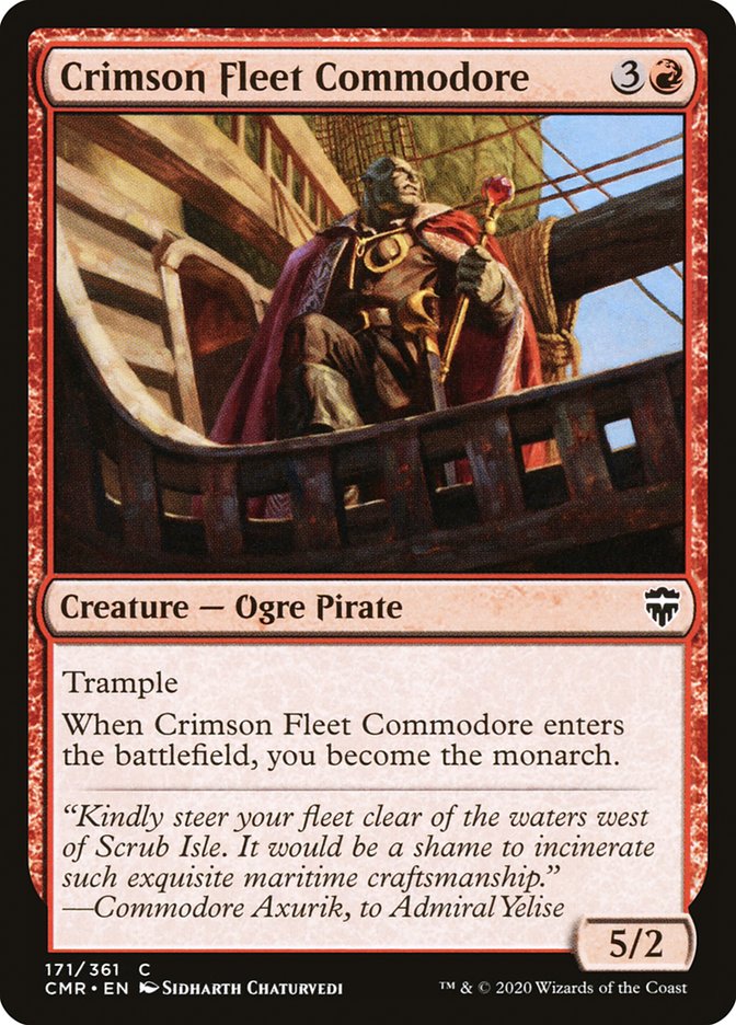 Crimson Fleet Commodore - [Foil] Commander Legends (CMR)
