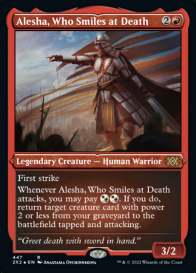 Alesha, Who Smiles at Death - [Etched Foil] Double Masters 2022 (2X2)