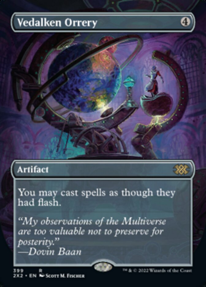Vedalken Orrery - [Foil, Borderless] Double Masters 2022 (2X2)