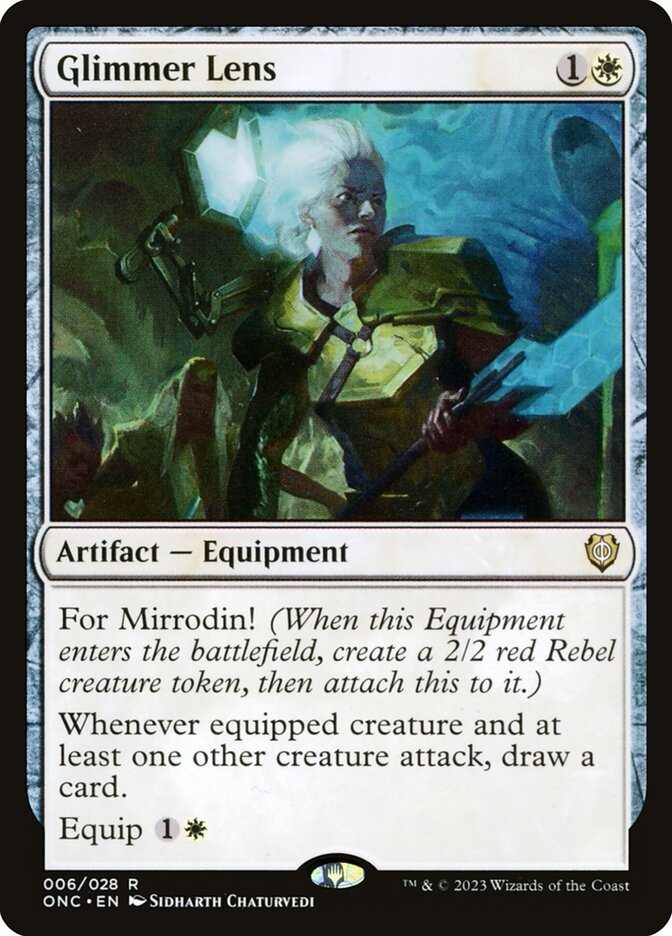 Glimmer Lens - Phyrexia: All Will Be One Commander (ONC)