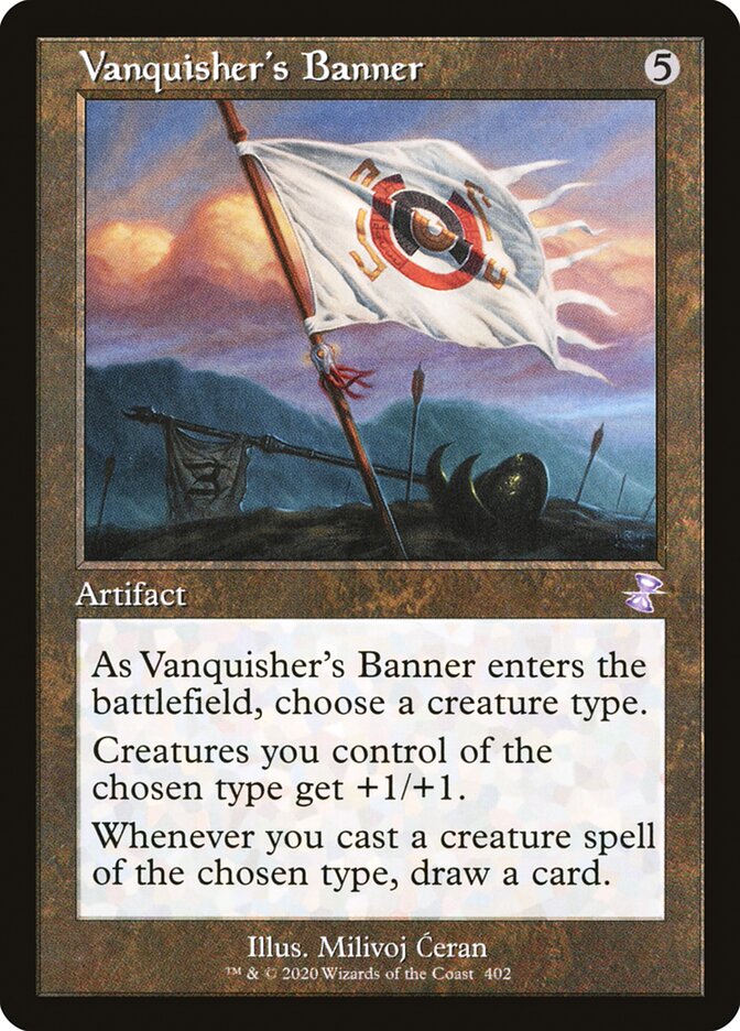 Vanquisher's Banner - [Foil, Retro Frame] Time Spiral Remastered (TSR)