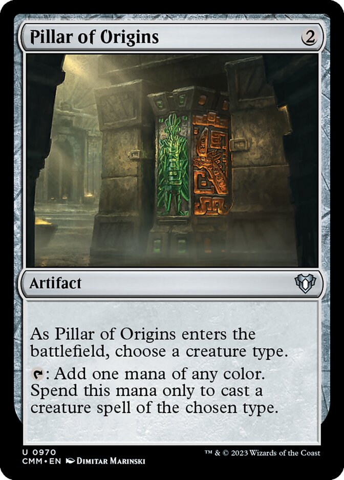 Pillar of Origins - [Foil] Commander Masters (CMM)