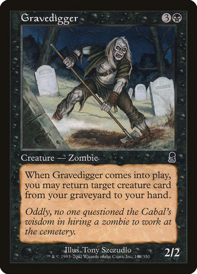 Gravedigger - [Foil, Retro Frame] Odyssey (ODY)