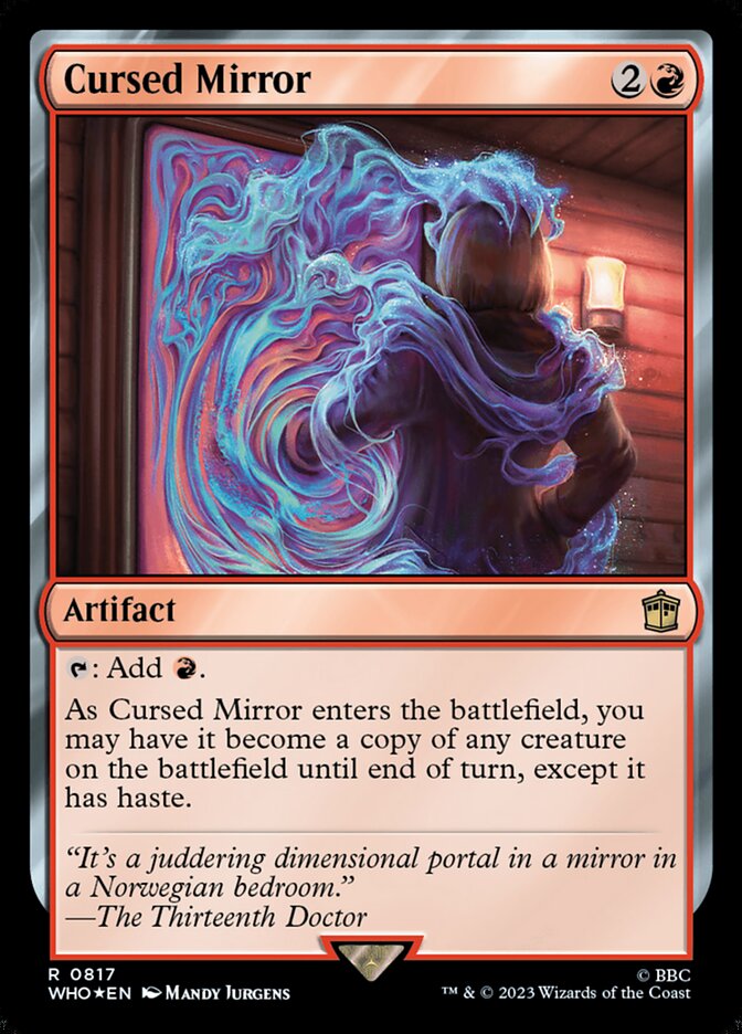 Cursed Mirror - [Surge Foil] Doctor Who (WHO)