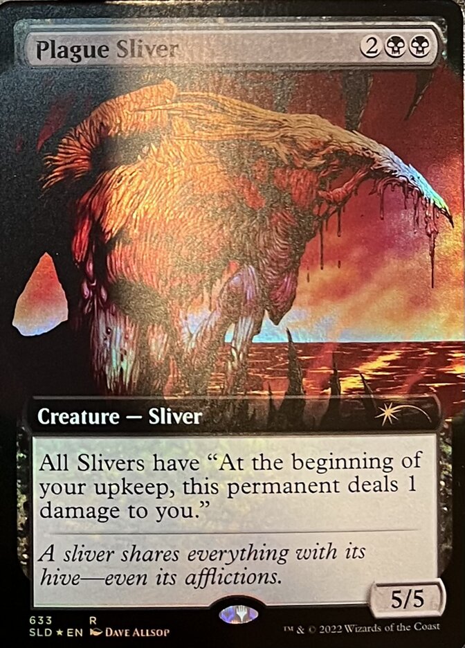 Plague Sliver (633) - [Foil, Extended Art] Secret Lair Drop (SLD)