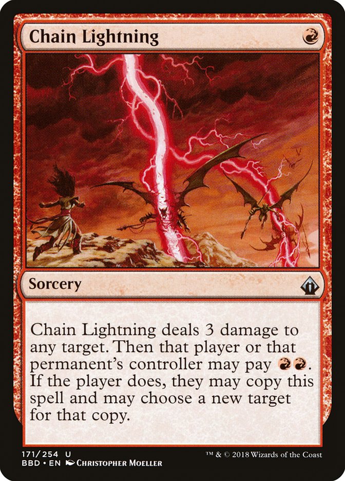Chain Lightning - [Foil] Battlebond (BBD)