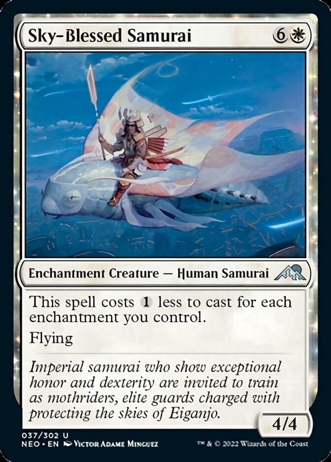 Sky-Blessed Samurai - [Foil] Kamigawa: Neon Dynasty (NEO)