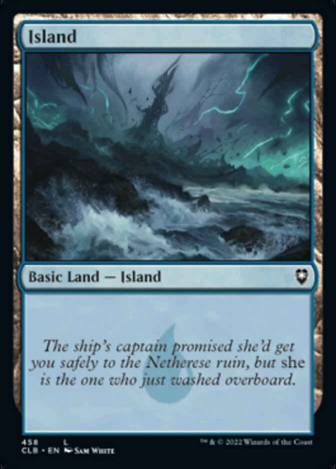 Island (458) - Commander Legends: Battle for Baldur's Gate (CLB)