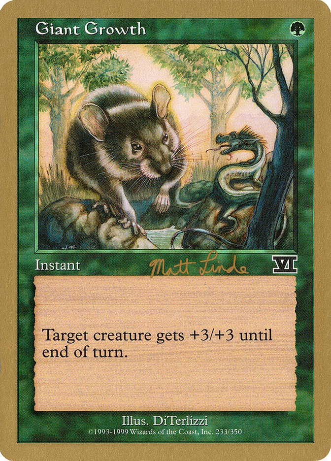 Giant Growth - [Retro Frame] World Championship Decks 1999 (WC99)