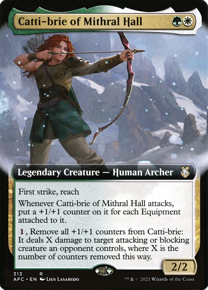 Catti-brie of Mithral Hall - [Extended Art] Forgotten Realms Commander (AFC)