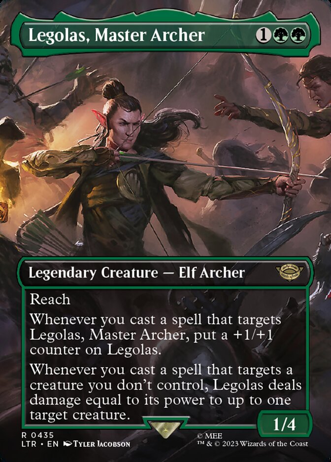 Legolas, Master Archer - [Foil, Borderless] The Lord of the Rings: Tales of Middle-earth (LTR)