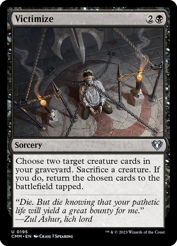 Victimize - [Foil] Commander Masters (CMM)