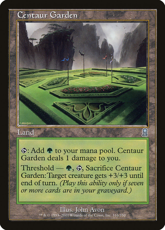 Centaur Garden - [Foil, Retro Frame] Odyssey (ODY)