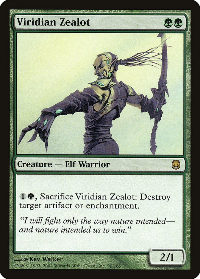 Viridian Zealot - [Foil] Darksteel (DST)