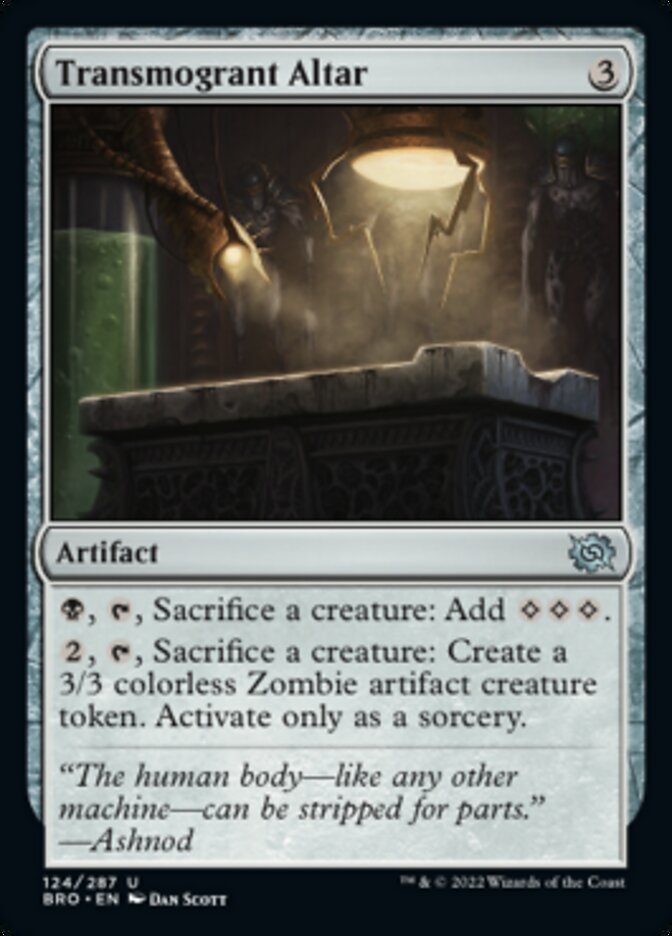 Transmogrant Altar - The Brothers' War (BRO)