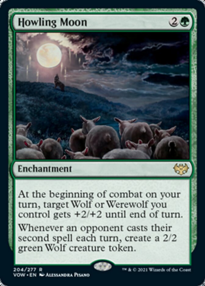 Howling Moon - [Foil] Innistrad: Crimson Vow (VOW)