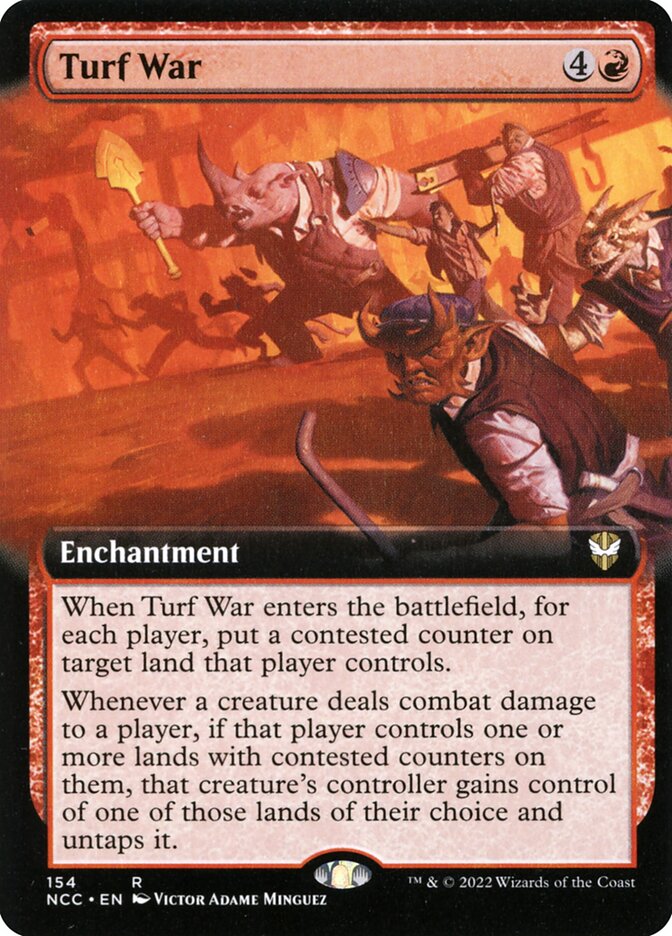 Turf War - [Foil, Extended Art] New Capenna Commander (NCC)
