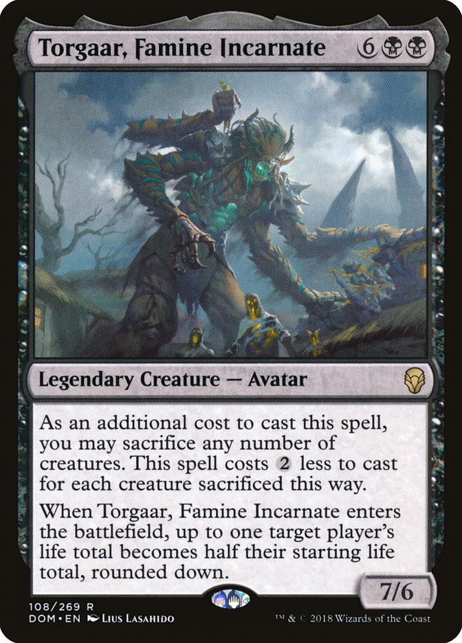 Torgaar, Famine Incarnate - [Foil] Dominaria (DOM)