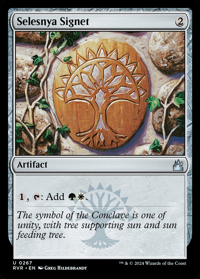 Selesnya Signet - [Foil] Ravnica Remastered (RVR)