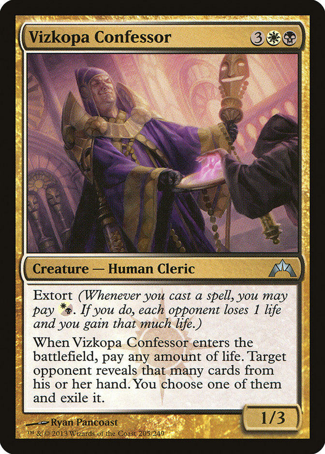 Vizkopa Confessor - [Foil] Gatecrash (GTC)