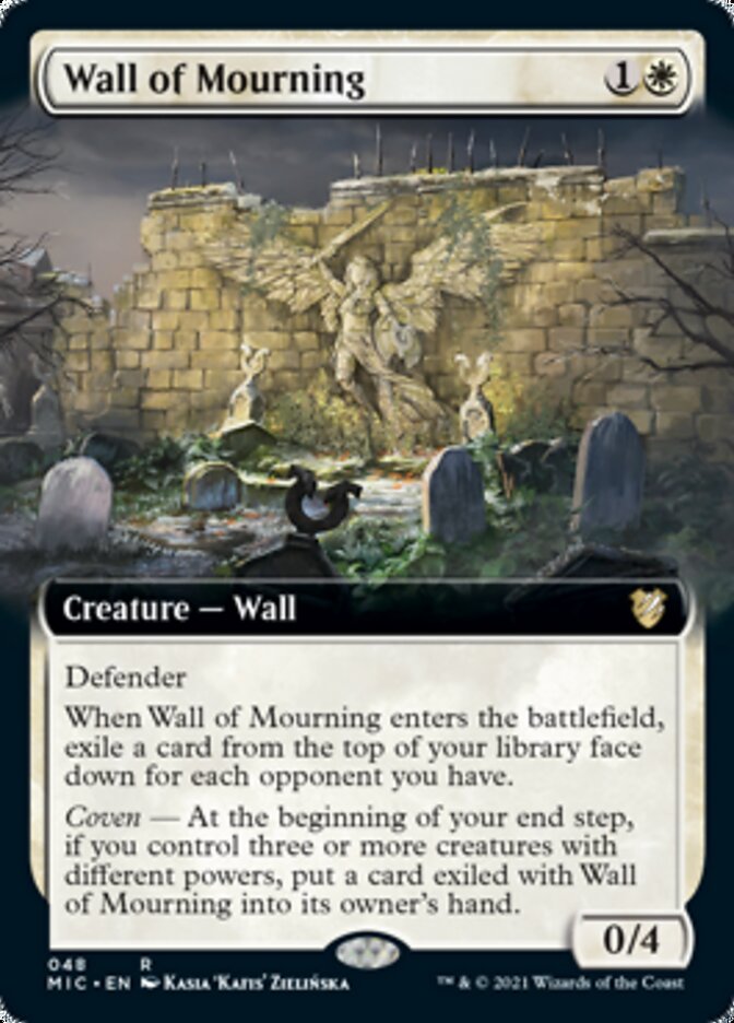 Wall of Mourning - [Extended Art] Midnight Hunt Commander (MIC)