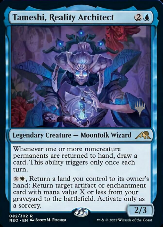 Tameshi, Reality Architect - [Promo] Kamigawa: Neon Dynasty Promos (PNEO)