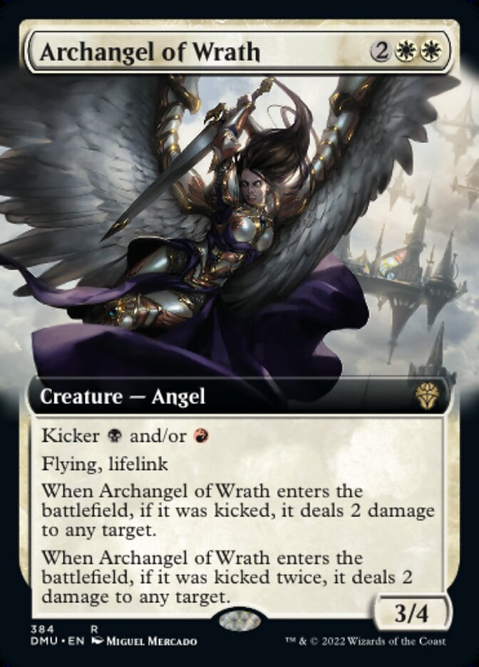 Archangel of Wrath - [Foil, Extended Art] Dominaria United (DMU)