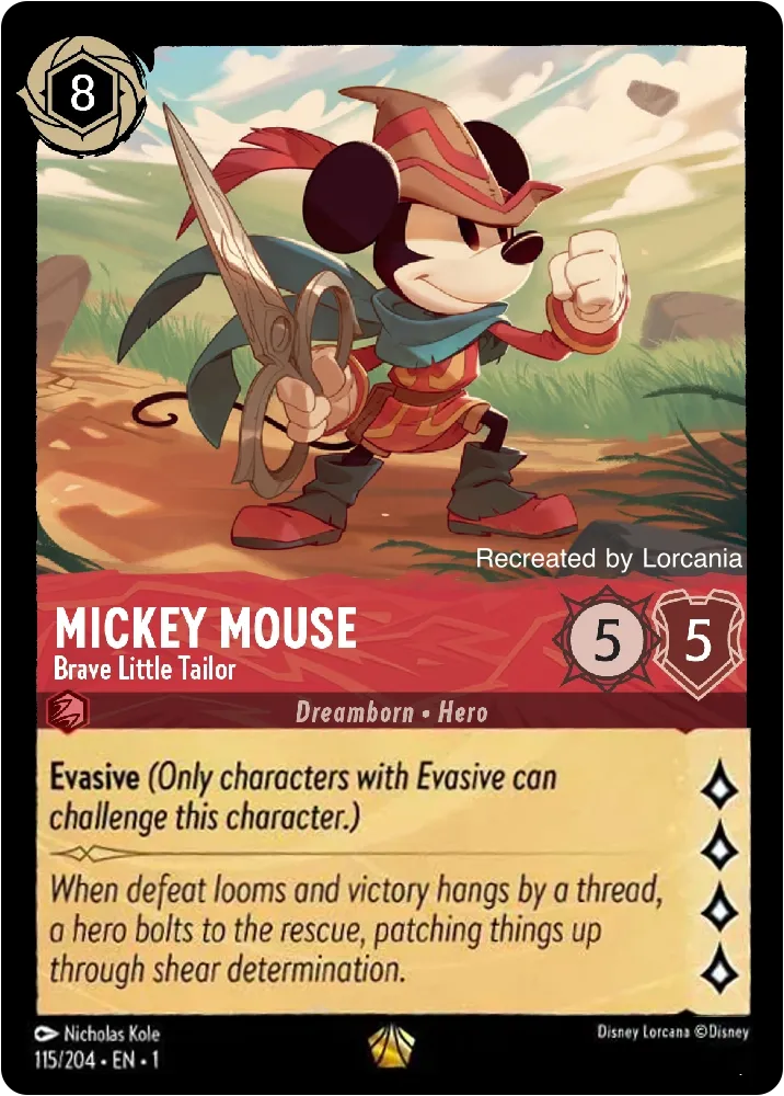 Mickey Mouse - Brave Little Tailor - [Foil] The First Chapter (1)