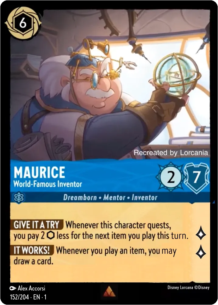 Maurice - World-Famous Inventor - [Foil] The First Chapter (1)