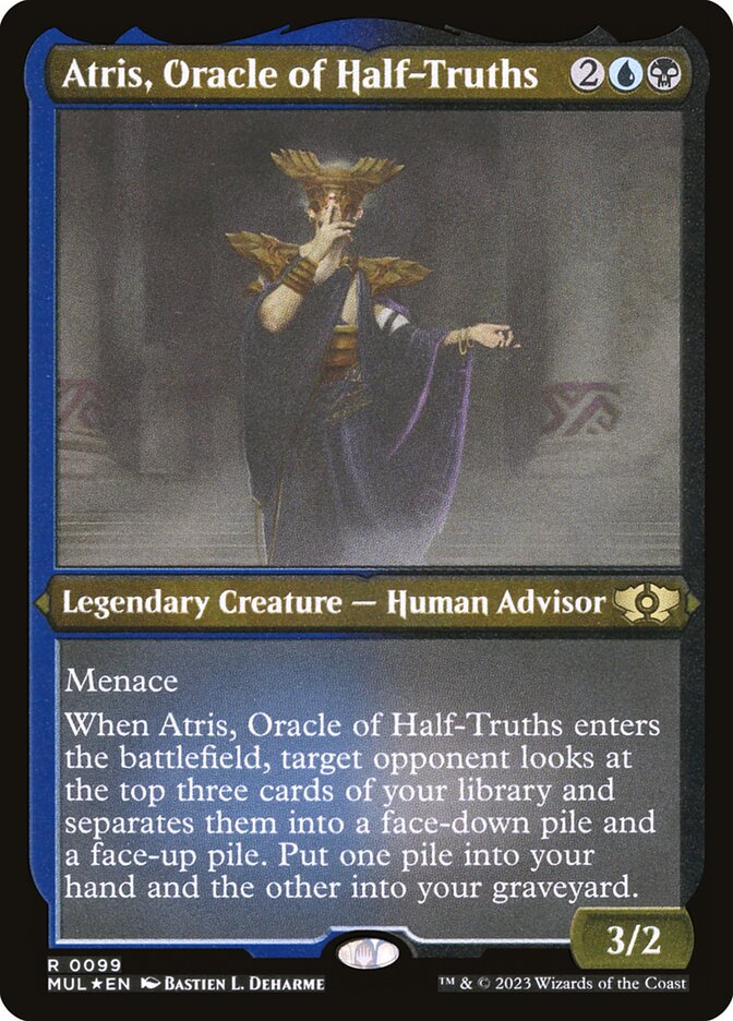 Atris, Oracle of Half-Truths - [Etched Foil] Multiverse Legends (MUL)