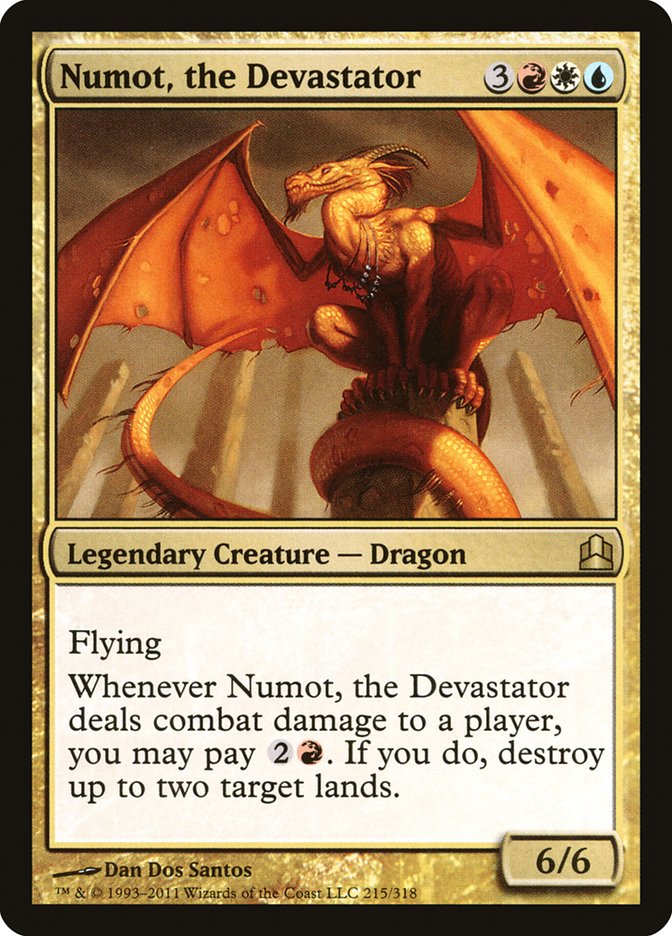 Numot, the Devastator - Commander 2011 (CMD)