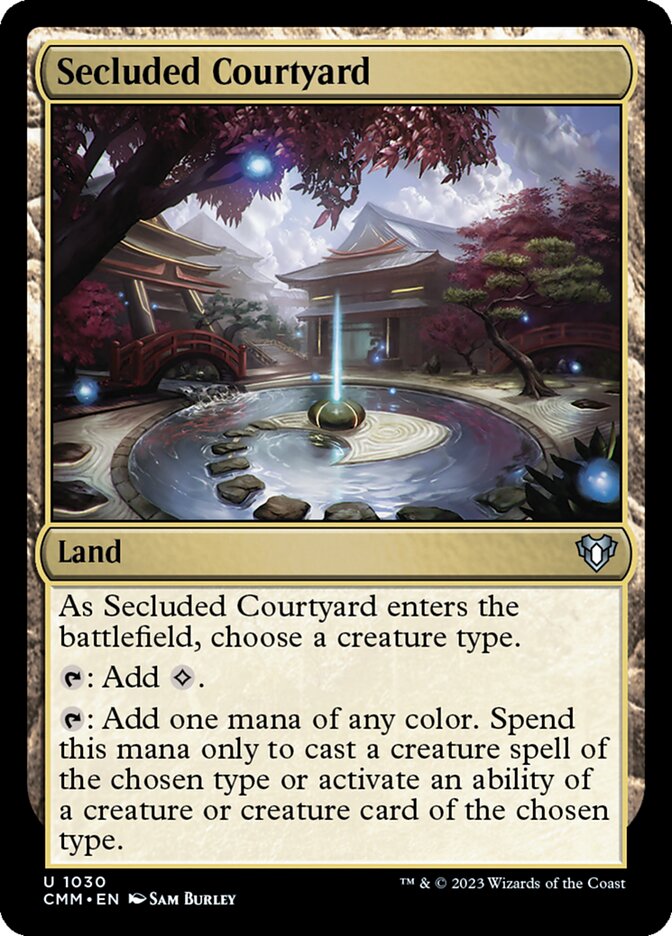 Secluded Courtyard - [Foil] Commander Masters (CMM)
