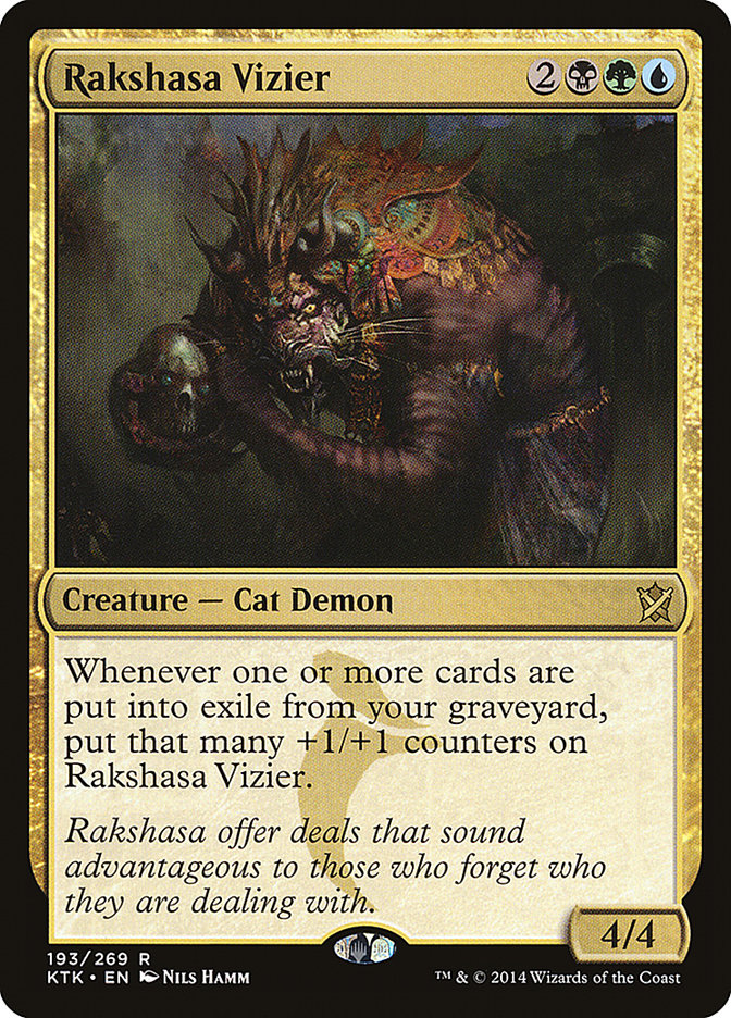 Rakshasa Vizier - [Foil] Khans of Tarkir (KTK)