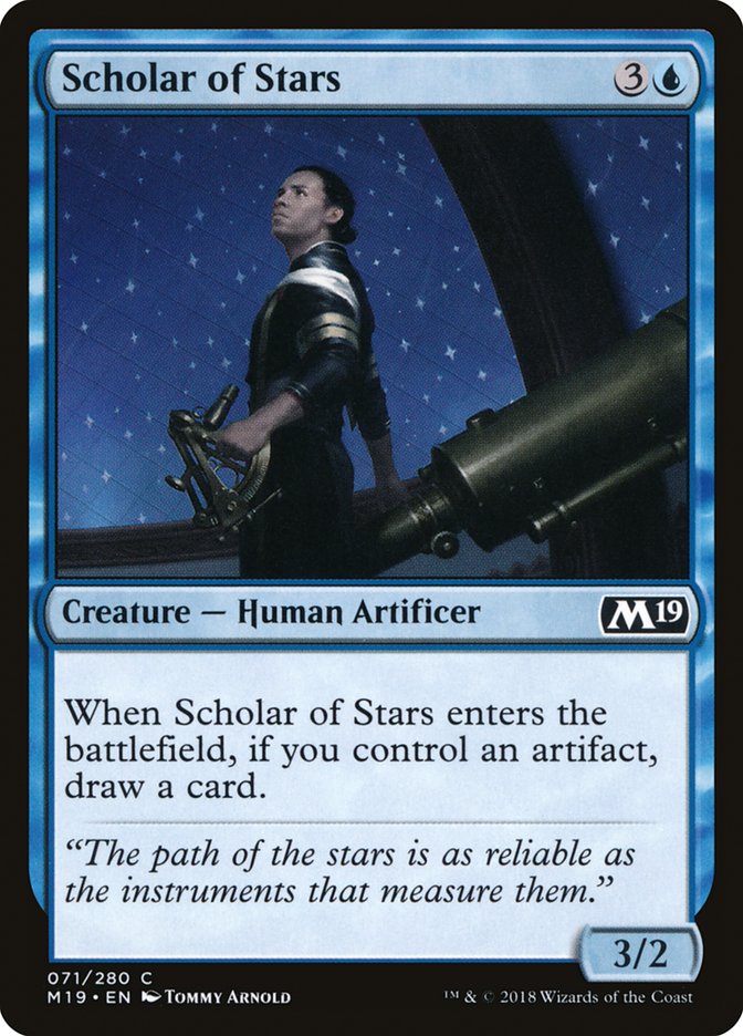 Scholar of Stars - [Foil] Core Set 2019 (M19)