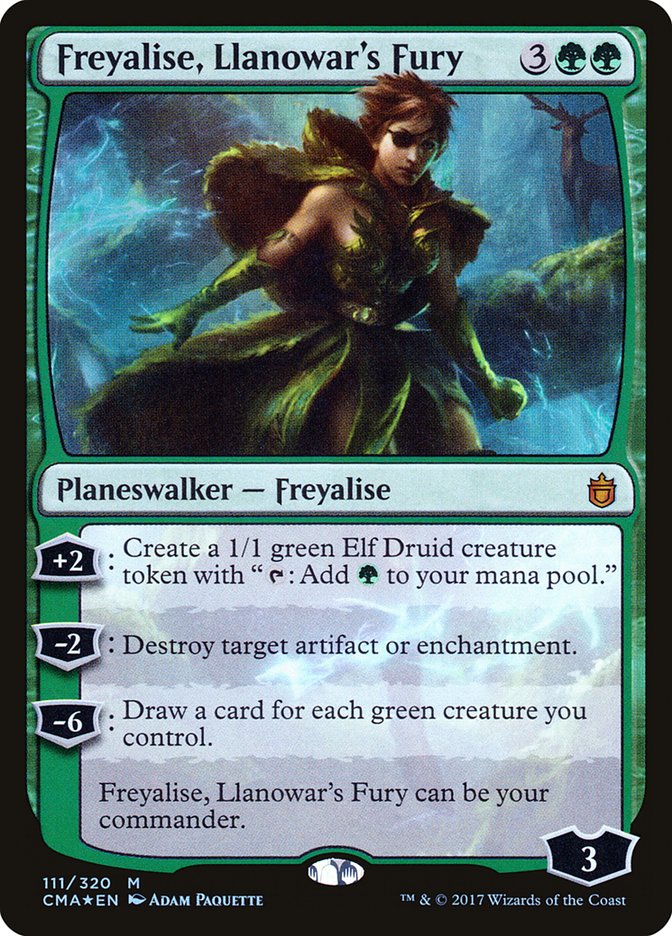 Freyalise, Llanowar's Fury - [Foil] Commander Anthology (CMA)