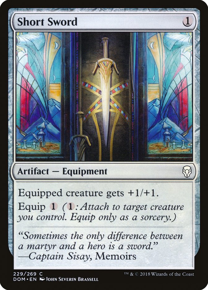 Short Sword - [Foil] Dominaria (DOM)