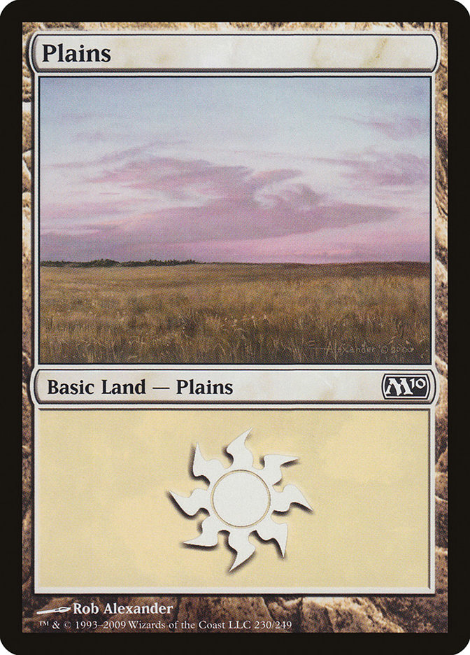 Plains (230) - [Foil] Magic 2010 (M10)