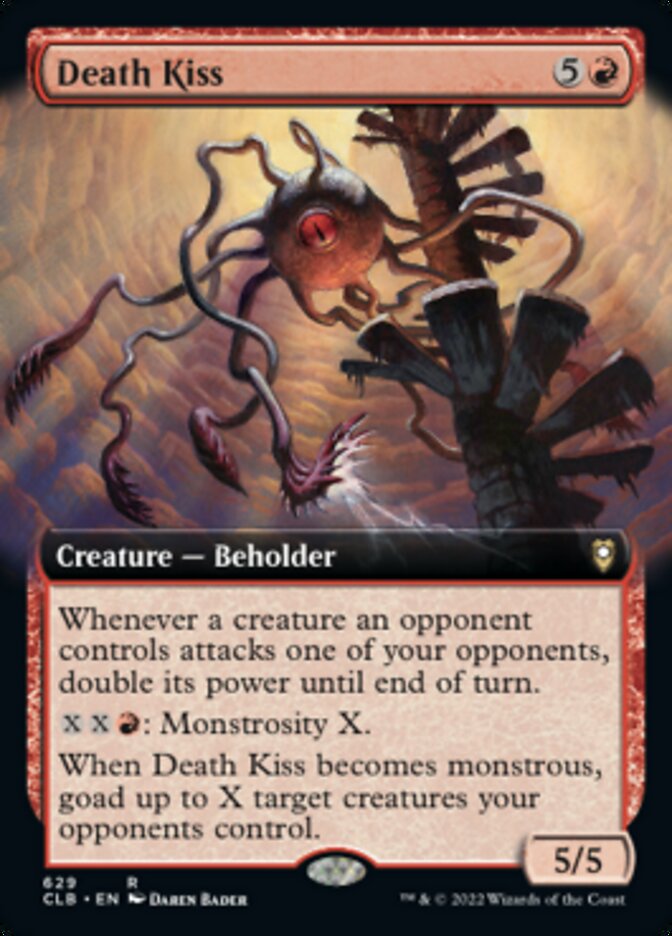 Death Kiss - [Foil, Extended Art] Commander Legends: Battle for Baldur's Gate (CLB)