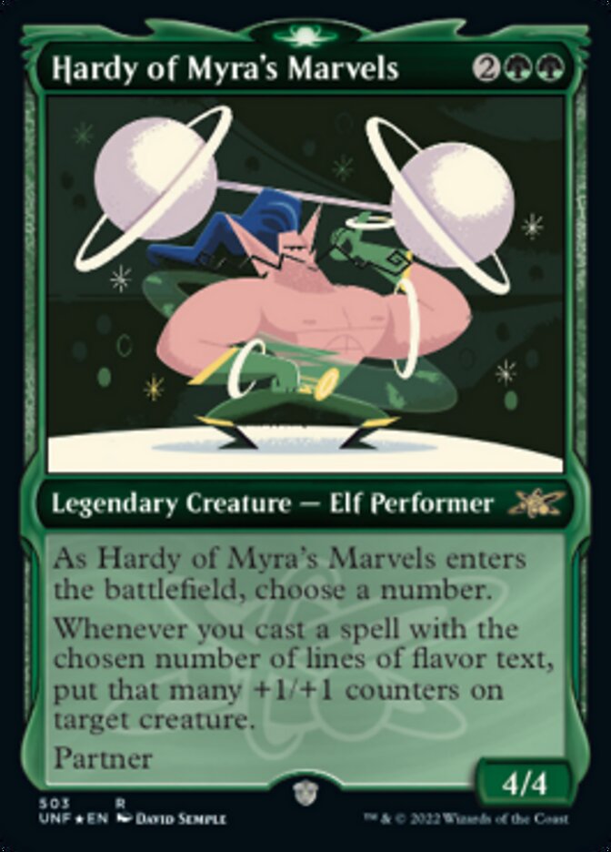 Hardy of Myra's Marvels - [Galaxy Foil, Showcase] Unfinity (UNF)