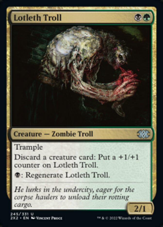 Lotleth Troll - [Foil] Double Masters 2022 (2X2)