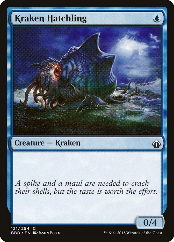 Kraken Hatchling - [Foil] Battlebond (BBD)