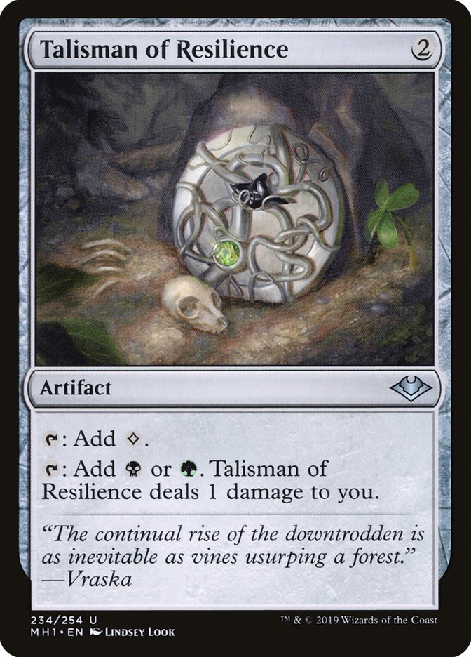 Talisman of Resilience - [Foil] Modern Horizons (MH1)