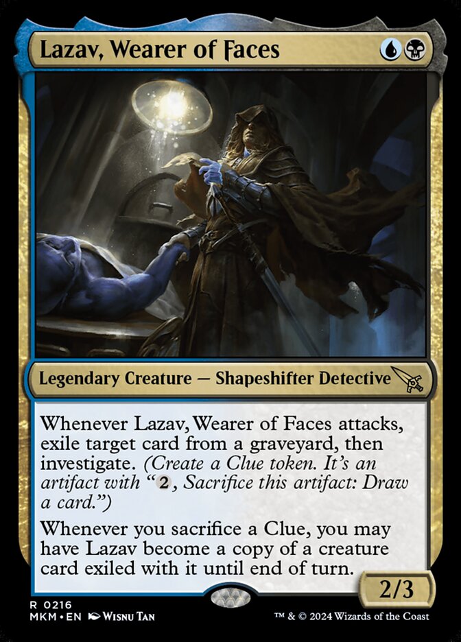 Lazav, Wearer of Faces - [Foil] Murders at Karlov Manor (MKM)